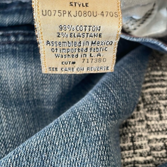 7 For All Mankind Blue Flare & Wide Leg Jeans - Picture 7 of 7